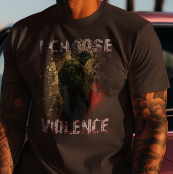 I Choose Violence. Soft-Style T-Shirt