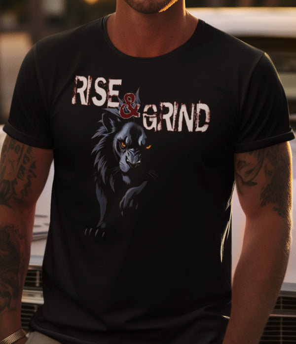 Rise & Grind. Soft-Style T-Shirt