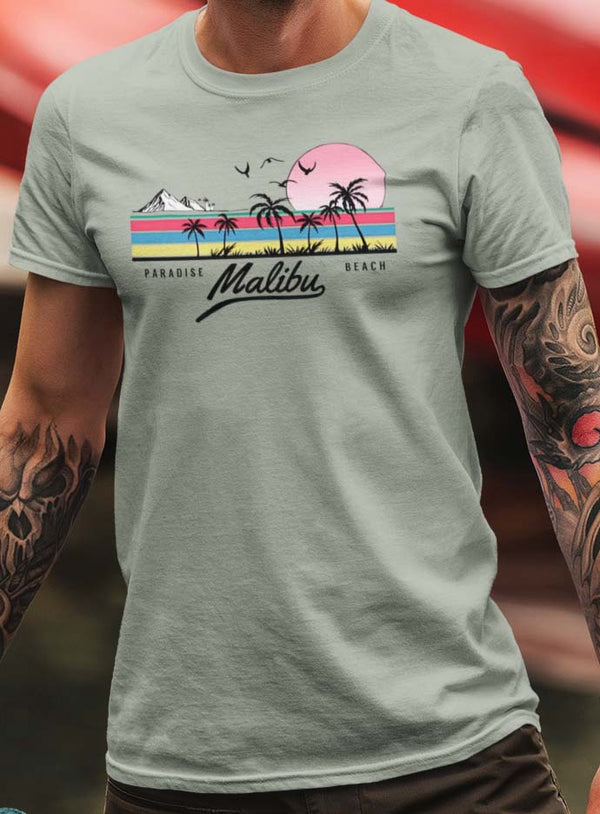 Malibu Beach. Soft-Style T-Shirt