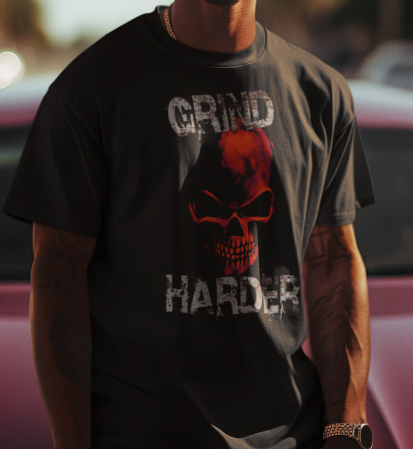Grind Harder. Soft-Style T-Shirt