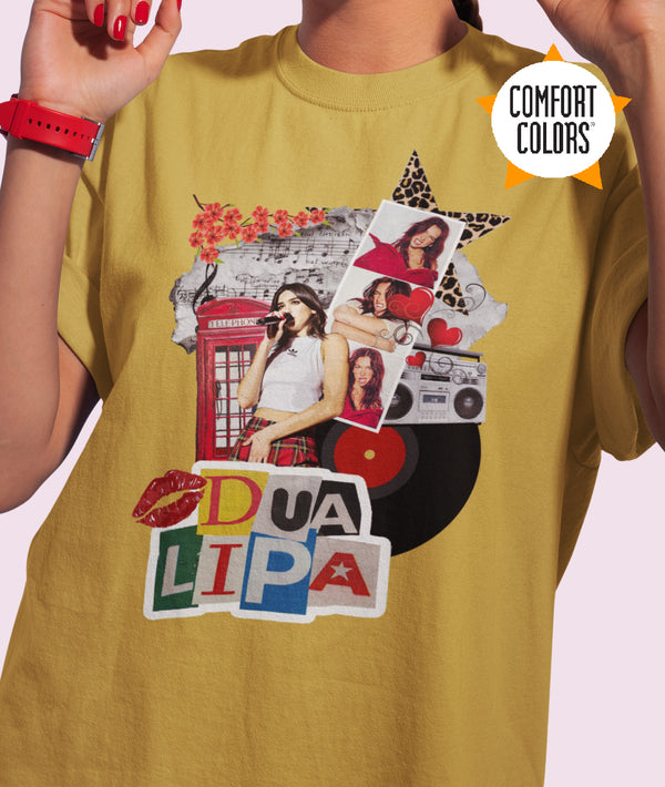 Dua Lipa Comfort Colors Radical Optimism 2025 Tour T-Shirt